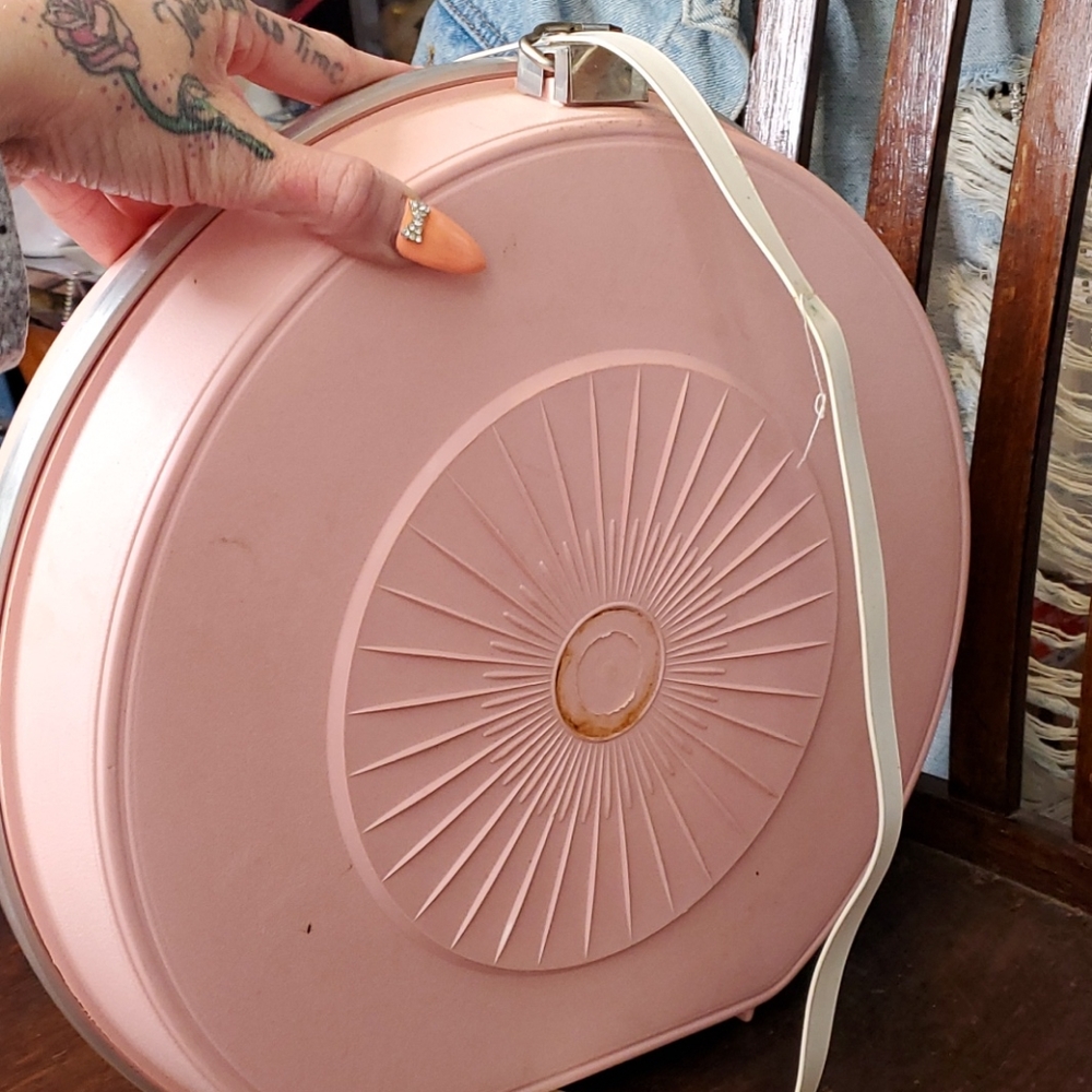 Pink Vintage Sears and Roebuck hair dryer